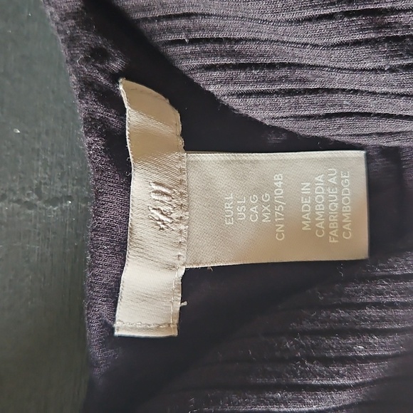 H&M Black Ribbed Camisole Top - Picture 2 of 3